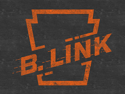 B.LINK blink branding losttype outage retrosauce speed lines texture