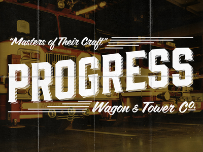 Progress - "Masters of Their Craft" 32 coffee service progress seagrave tower wagon