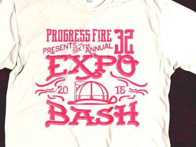 Expo Bash 2015 Shirts Front expo fire department party progress