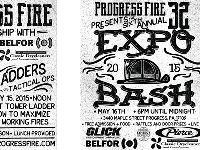 Progress Fire's Expo Bash 2015 Ad ad expo print progress
