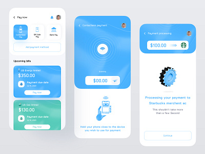 Finance app - Contactless Payment 3d analytics analytics app analytics chart analytics dashboard app concept app design application budget bill payment business dashboad finance financeapp ios14 product design scanning transaction uidesign uxdesign