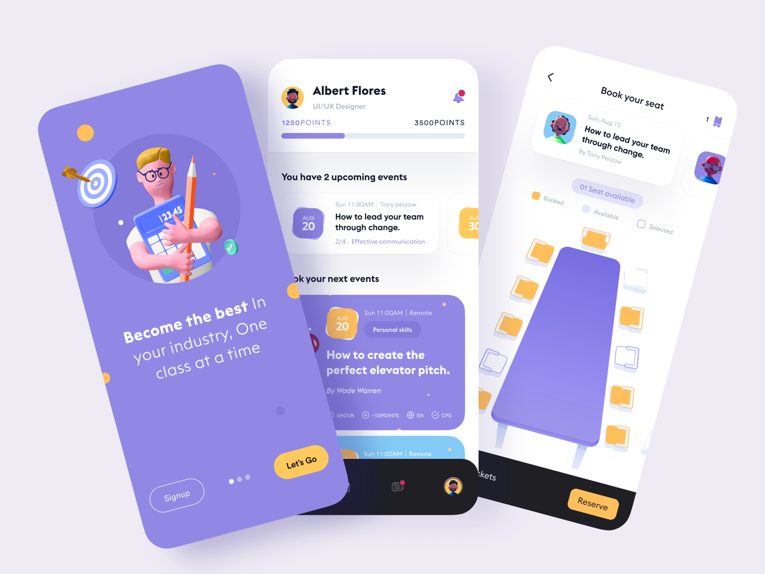 Educational app for Professionals by Mufidul for Ofspace UX/UI on Dribbble