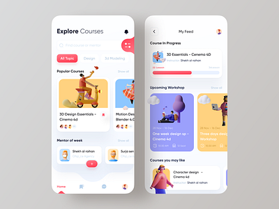 School App Designs Themes Templates And Downloadable Graphic Elements On Dribbble