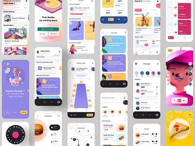 My design series 2020 class courses design system e learning edtech education event app food app learning app learning platform mobile app online school product design reading app real estate realestate student user experience design user experience ux userinterface