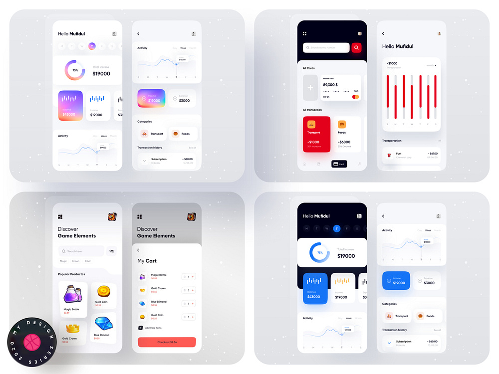 My design series 2020 by Mufidul on Dribbble