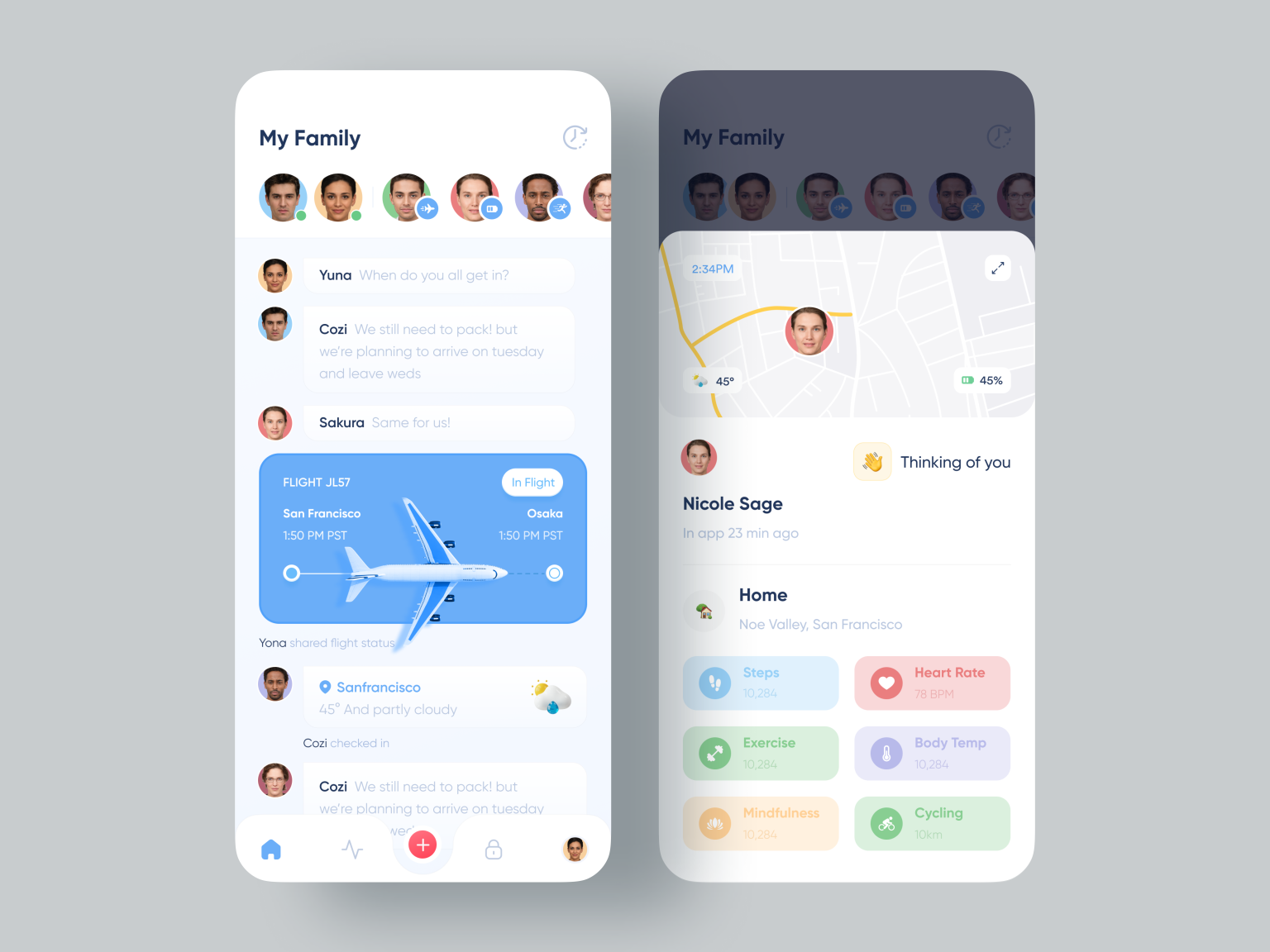 Social media | Familyshare app concept by Mufidul on Dribbble