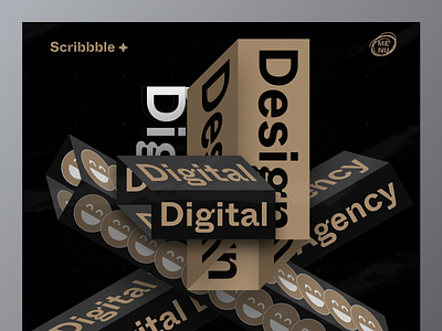 Design Agency | Exploration Project 🏀 2021 agency best creative dark black designagency landingpage typography uidesign uxdesign webdesign