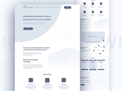 Wireframe For API Landing Page api landing page branding design graphic design infographic landing page uiux webdesign webui wireframe