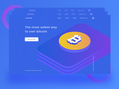 Bitcoin Retail Landing Page II bitcoin cryptocurrency design illustration landing litecoin marketing uidesign web