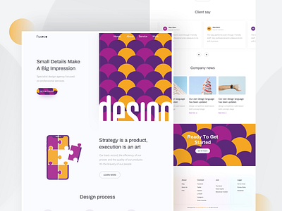 Design Agency - Homepage agency color design dribbble header hiwow homepage kit landingpage minimal product table trend 2019 typography ui8 uidesign uxdesign web webdesign websitedesign