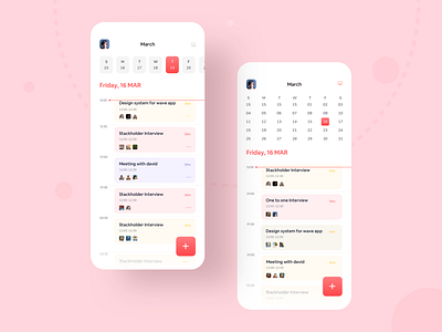 Task Management App app app concept colorful design hiwow minimal mobile mobileappdesign modern app design schedule trend 2019 trending typography uidesign uxdesign