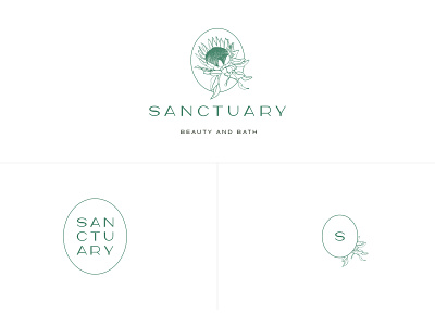 Logo suite for beauty and bath brand