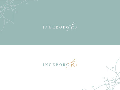 Ingeborg K Branding in collaboration with Function Creative Co. brand design brand development branding collaboration concept custom type hand lettered illustration logo mandala primary logo typography