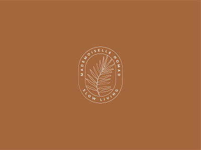 Submark design for a brand refresh alternate marks brand design brand development branding illustration logo design logo suite mauritius palm leaf slow living submark terracotta