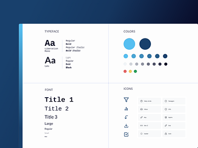 UI System color design system icons style style guide system typography ui ux web design zoho