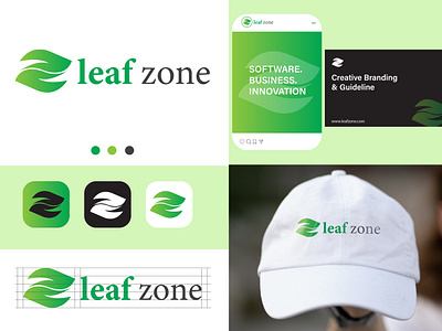 Leaf zone Logo Design