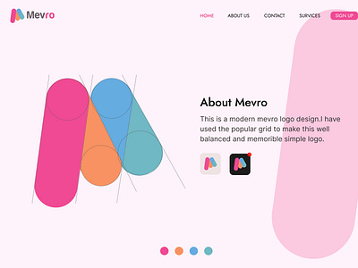 Mevro Logo Design