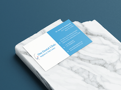 Logo design and visiting card design for dental clinic design logo visiting card