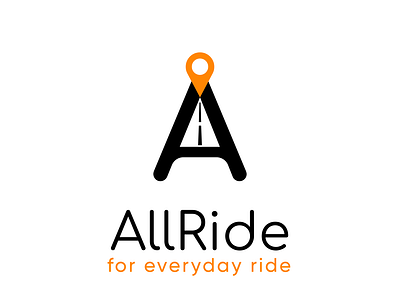 AllRide branding bus concept creative creativity design graphic design graphics graphics designer illustration logo logo design logo designer logos ride road transportation typography vector