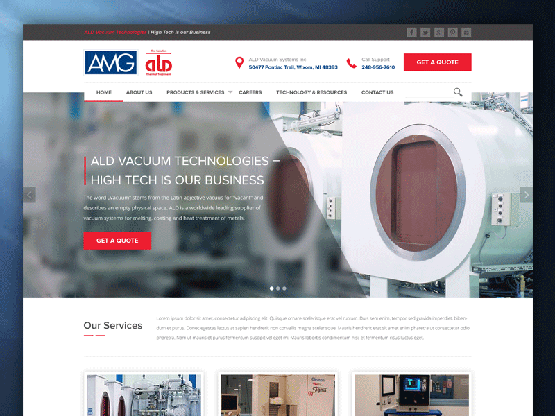 ALD Thermal Treatment | Website Designs