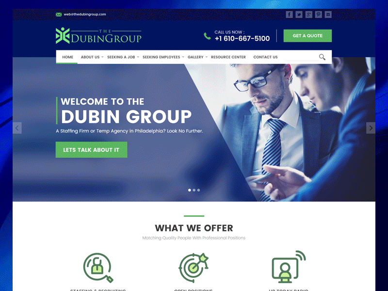 Dubin Group Website Designs