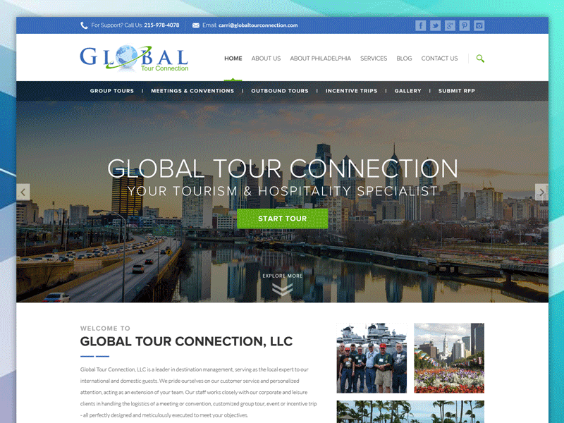 Global Tour Website Designs clean designs modern simple web website designs