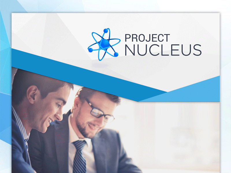 Project Nucleus Banner banner clean designs modern simple