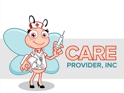 Care Provider Logo banner clean design designs logo modern simple