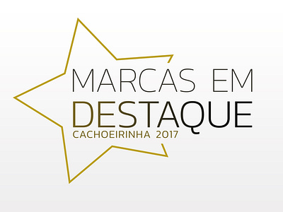 Logotipo Marcas em Destaque Cachoeirinha 2017