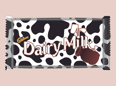 Diary Milk adobe illustrator cadbury chocolate cow design design thinking diarymilk graphic design illustration logo