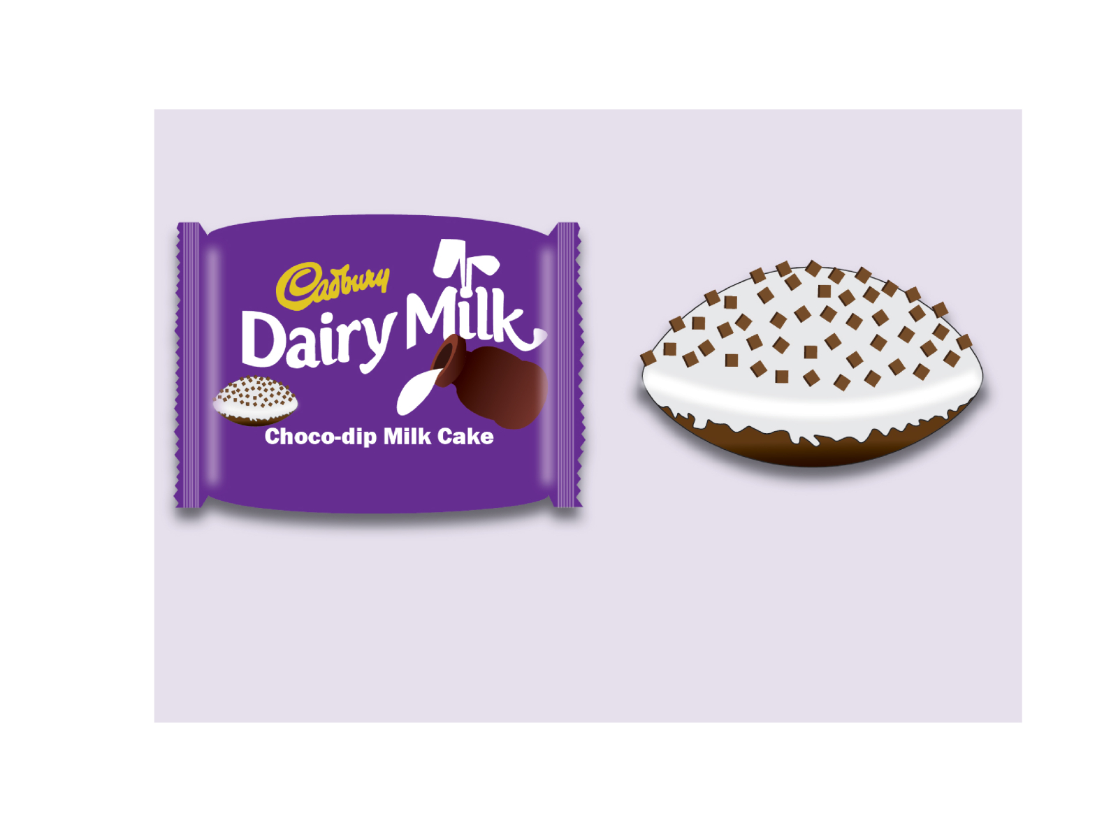 Cadbury Milk Chocolate Cake Bars Stock Photo - Alamy