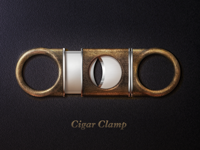 Cigar Clamp~ cigar cigarclamp clamp metal scissors smoke