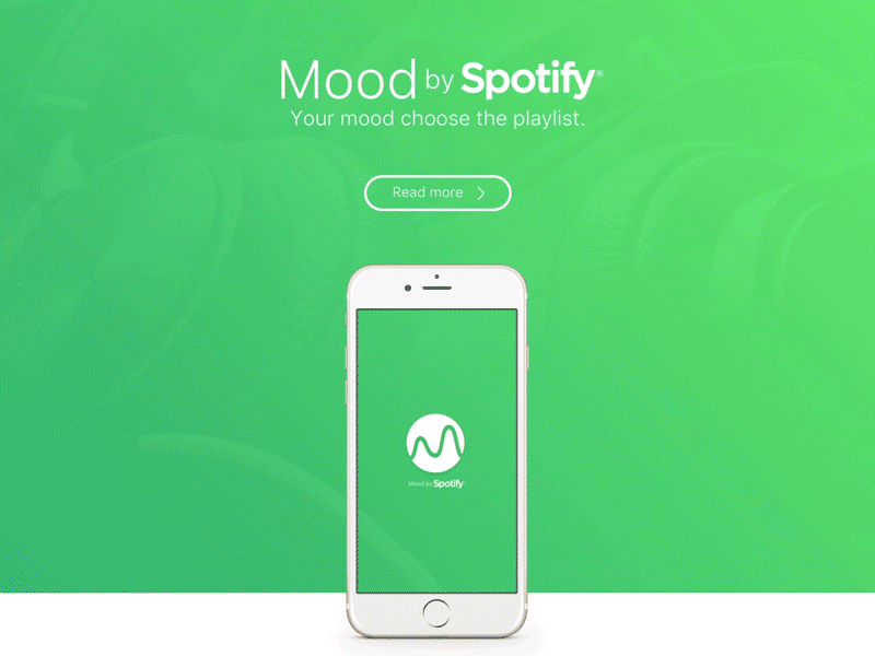 Landing Page Mood App