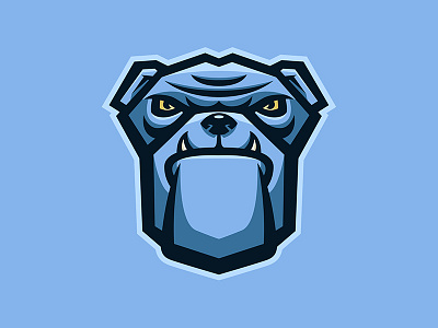 Bulldog Mascot Logo animal branding bulldog illustration logo logodesign mascot