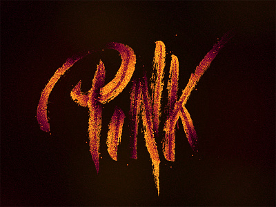 Pink - Hand Lettering