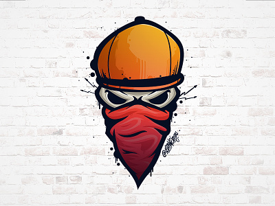 Graffiti Skull Logo design esport graffiti graphicdesign illustration logo mascot skull sport