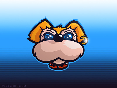 Dog Illustration Design angry apparel branding cute design dog illustration logo mascot