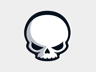 Skull Icon Logo branding gaming icon logo minimalist simple simplistic skull