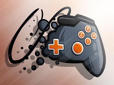 Controller Mascot Logo