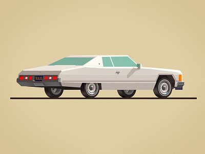 Low Poly Impala 1974 "Spirit of the Nation" 3d axonometric c4d car chevrolet cinema 4d illustration impala