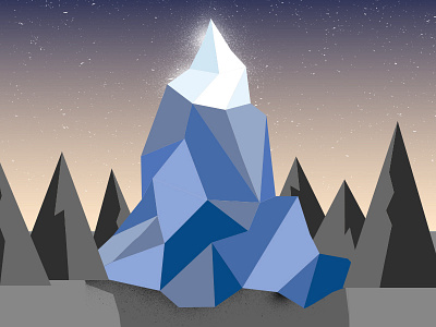Poly Art Fun experimentation illustration mountains polyart vector