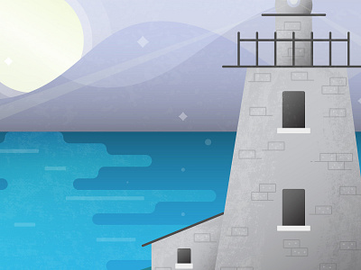 Lighthouse banner illustration design graphic design illustration illustrator vector vector illustration web banner web design