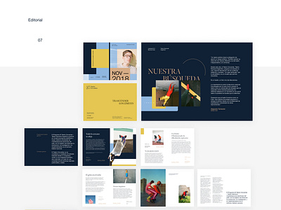 07 Editorial booklet branding color editorial editorial design editorial layout grid layout magazine magazine design minimalism typography ui ux uxui