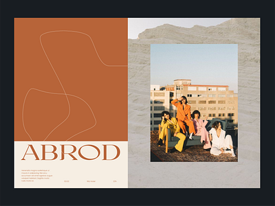 ABROD – branding – postcard