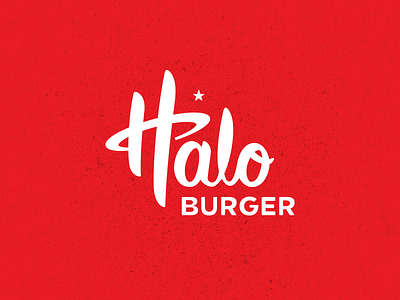 Halo Burger Rebrand burger halo logo michigan rebrand skidmore