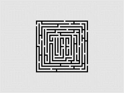LOST (?) (?) (...) core design dribbbleshot experience icon identity illustration journey life logo lost maze navigate perspective trap typography vector illustration