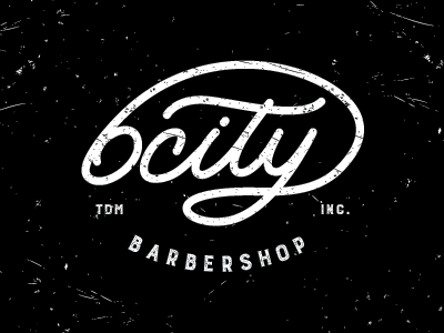 6CITY Barbershop Concept barbershop branding identity logo the6 toronto