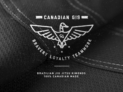 Canadian Gis Logo bjj brazilianjiujitsu goose logo mockup
