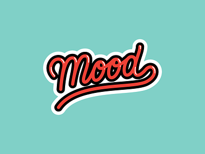 Mood AF illustration lettering mood pentool type vector