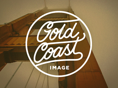 Gold Coast Image Logo badge gold coast lettering logo logo design san fran typography